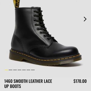 Dr. Marten’s 1460 SMOOTH LEATHER LACE UP BOOTS